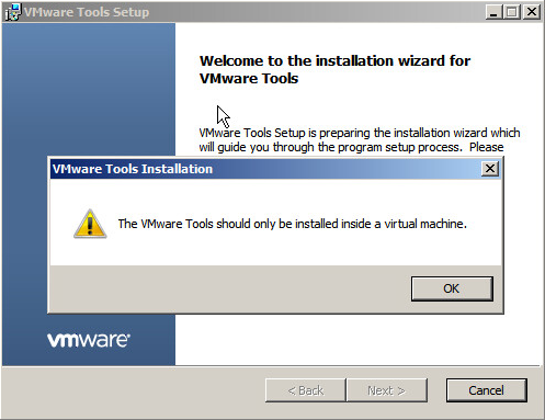 VMware Tools setup error due to monitor_control.restrict_backdoor